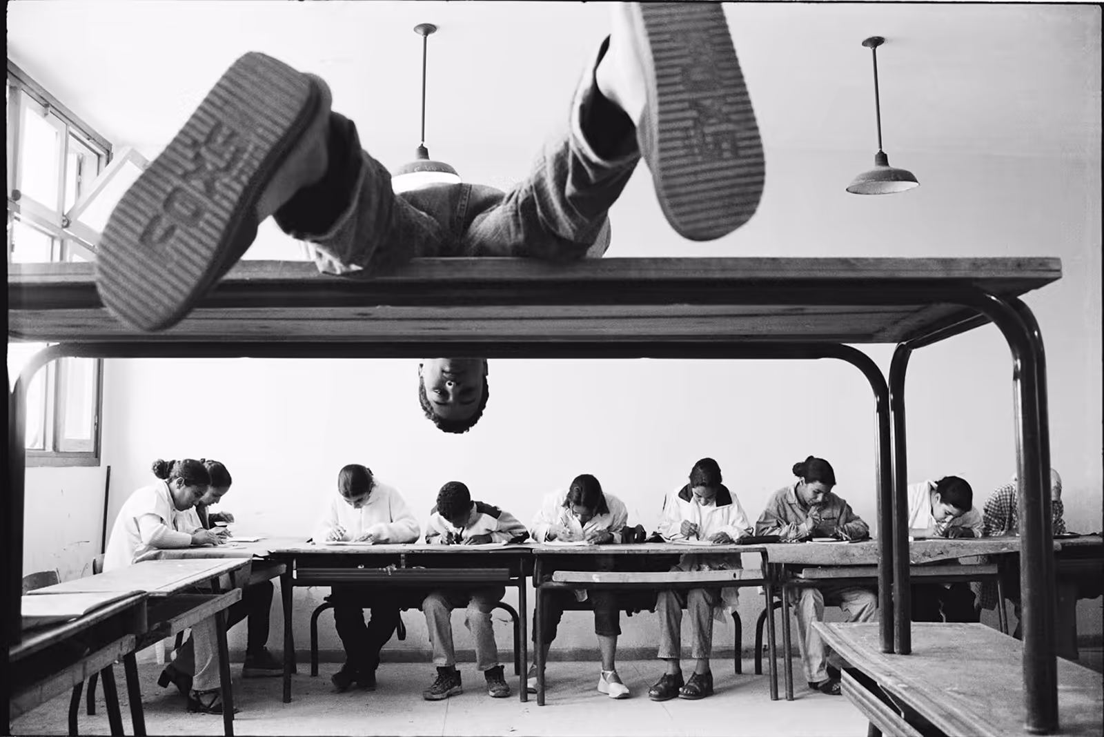 Hicham Benohoud, Untitled, from the Classroom series