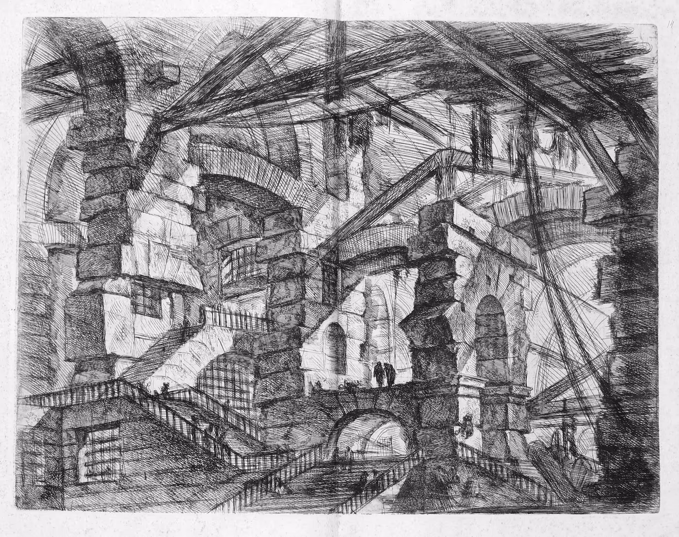 Giovanni Battista Piranesi, The Gothic Arch from Carceri d'invenzione